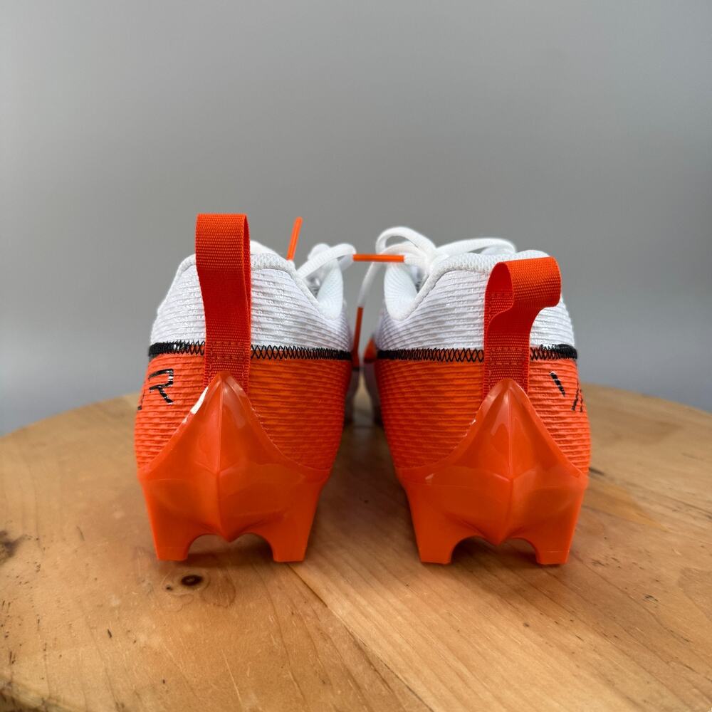 Nike Vapor Edge Speed 360 2 Men's Size 9.5 Football Cleats White Orange NEW - Picture 4 of 9